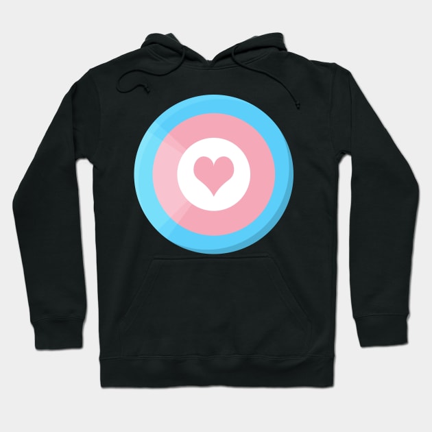 Pride Flag - Trans Flag Hoodie by talenlee